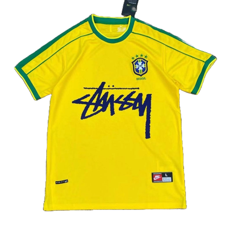 Brazil x Stüssy Shirt Yellow — product image 1