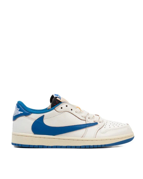 Jordan 1 Retro Low OG SP Fragment x Travis Scott Sail Military Blue — product image 1
